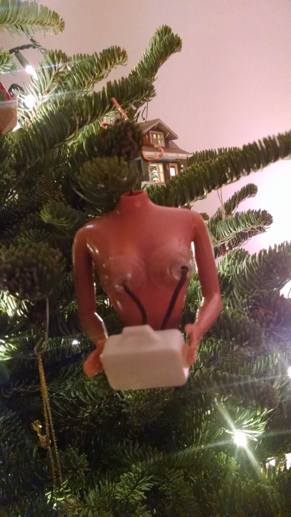 My wife will never forget the Christmas she was pumping.