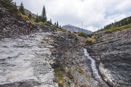 The Steps of Black Bear Pass