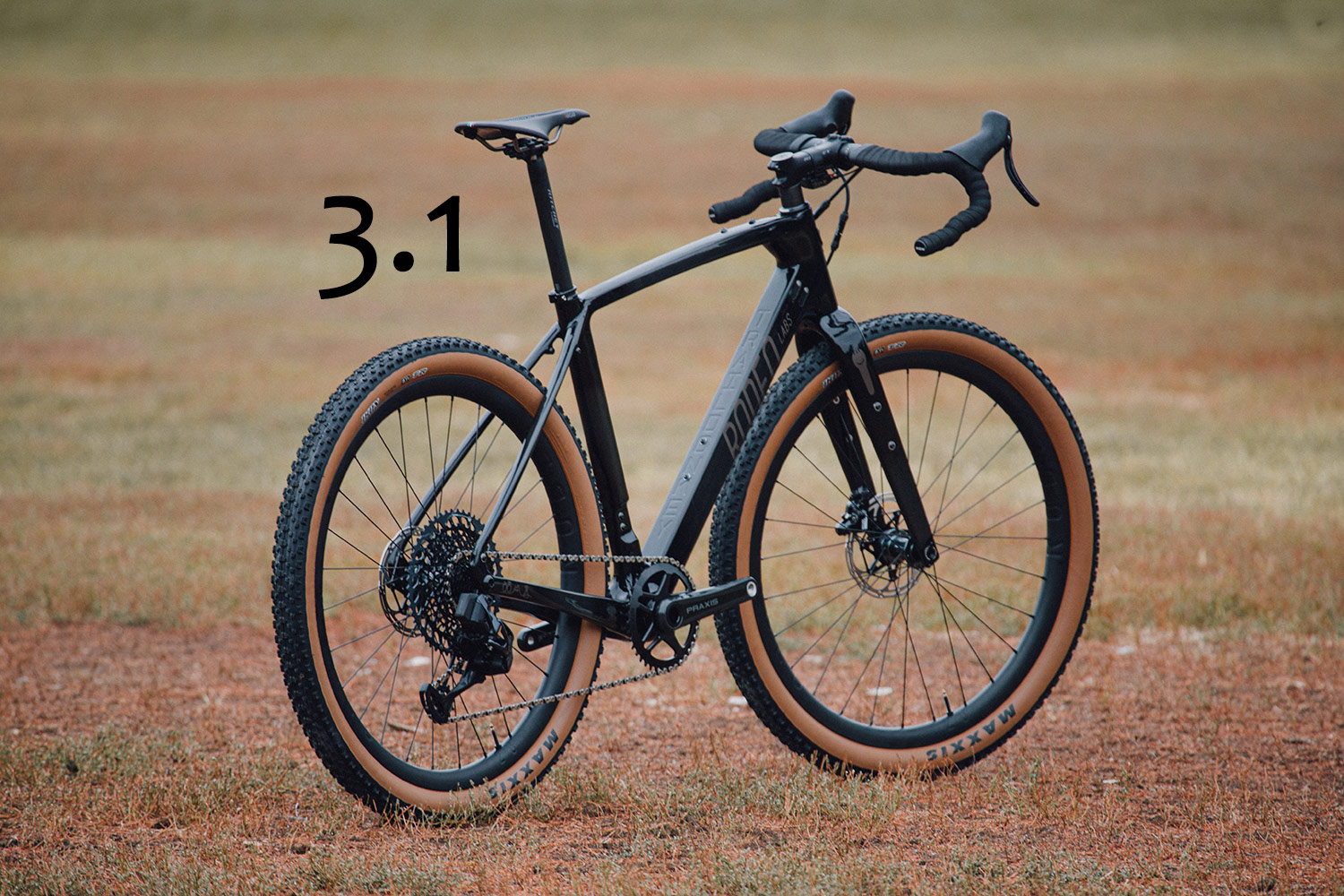 Black chain stay protection for gravel bike, road - High quality