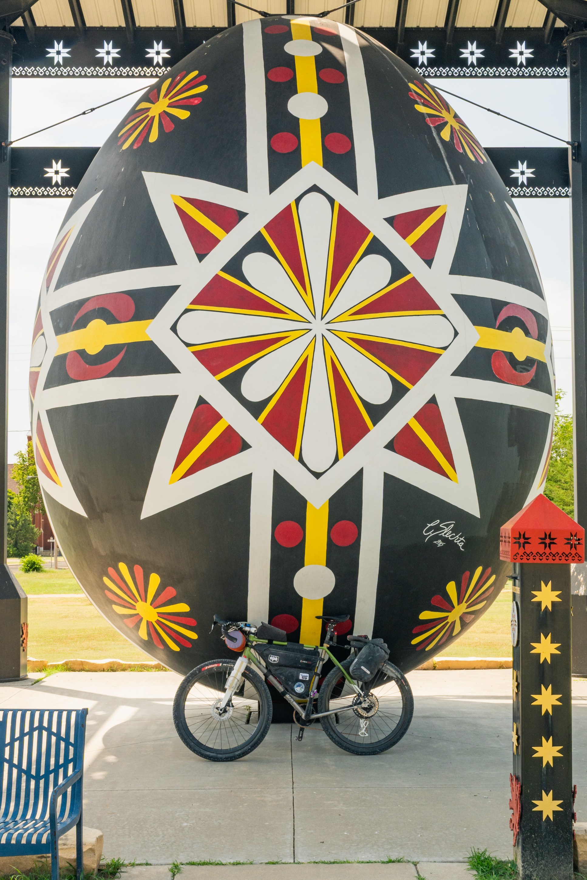 World's Largest Hand Painted Czech Egg